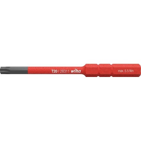 Lame interchangeable Torque VDE T15x75mm Wiha 1 PCS