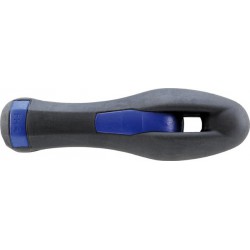 Manche de lime ergonomique, Long. : 110 mm, Pour limes de Long. 100-150 mm, Forme Limes à clé, soies très étroites