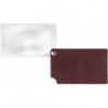 Loupe carte rouge viso POCKET 2,5x cuir ESCHENBACH