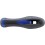 Manche de lime ergonomique, Long. : 115 mm, Pour limes de Long. 200-250 mm, Forme carrée, triangulaire, ronde, formes spéciales