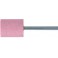 Meule sur tige cylindrique ZY, Type : ZY 2513, Ø x hauteur 25 x 13 mm, Taille de grains 30, Type de grain : AR, Ø de tige : 6 mm