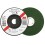 20 Disques à ébarber Green Corps pour l'usinage de l'acier inoxydable, Ø x Épais. : 115 x 3,0 mm, Modèle Coudé, Vitesse maxi. 13300 tr/mn