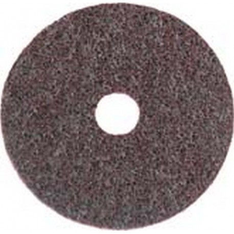 Disque auto-agrippant Ø 115 mm en non-tissé avec centrage, SC-DH, Degré de finesse : moyen, Couleur rouge