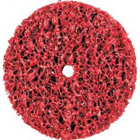 Disque de décapage Ø 100 mm 8000 tr/mn, Degré de finesse : extra-grossier, Couleur rouge