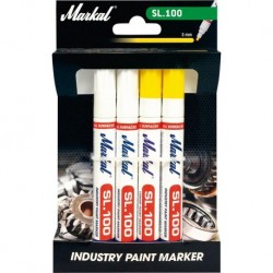 Marquage SL.100 blanc/jaune 4er Set