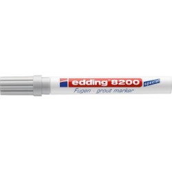 Marqueur 8200 argent gris 2-4mm Edding