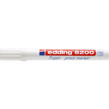 Marqueur 8200 blanc 2-4mm Edding