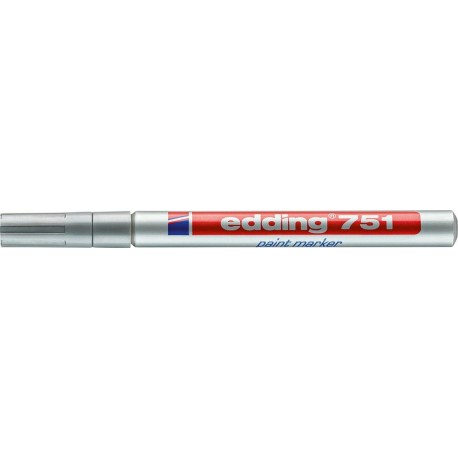 Marqueur Nr. 751 argent Edding