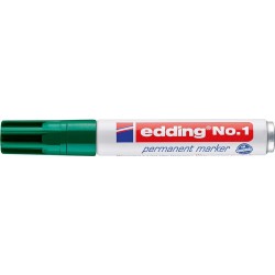 Marqueur permanent Nr.1 vert Edding