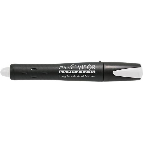 Marqueur permanent VISOR Industrial blanc Pica
