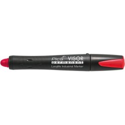 Marqueur permanent VISOR Industrial rouge Pica