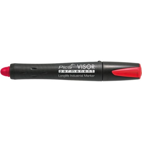 Marqueur permanent VISOR Industrial rouge Pica