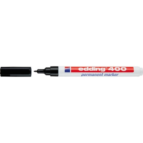 Marqueur permanent 400 noir edding 1 PCS