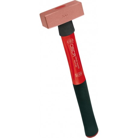 Marteau en cuivre 1500g avec Manche fibre Osca