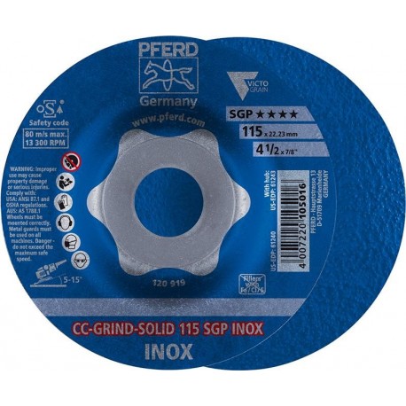 Meule CC-Grind Solid SGP INOX 115mm PFERD