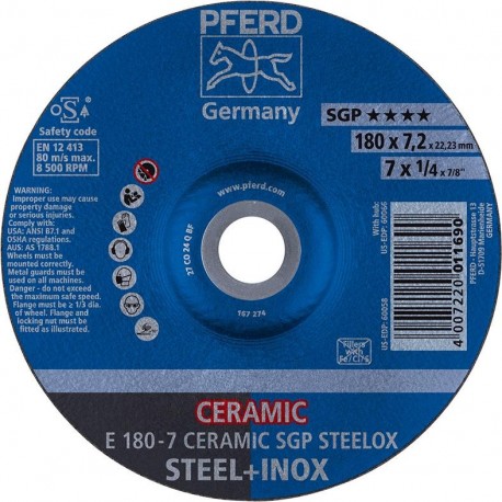 Meule coudé CO24QSG 180x72mm PFERD