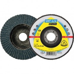 Meule éventail SMT624 125mm K 40 bombéKlingspor