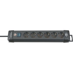 Bloc multiprise Premium 6 empl. H05VV-F3G1,5 3m brennenstuhl 1 PCS