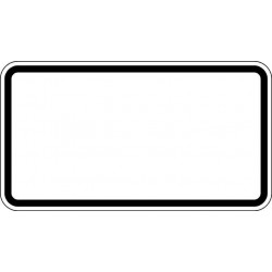Panneau blanc 231x420mm