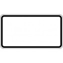 Panneau blanc 231x420mm