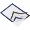 Panneau d'information A4 2 unités bleu foncé