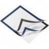 Panneau d'information A4 2 unités bleu foncé