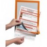 Panneau d'information A4 2 unités orange