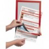 Panneau d'information A4 2 unités rouge