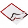 Panneau d'information A4 2 unités rouge