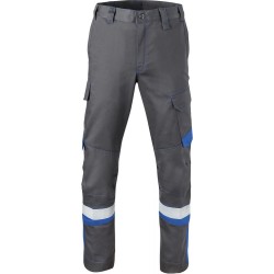 Pantalon de travail 80340 Taille 48 gris charbon/bleu