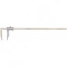 Pied coulisse s. pointes 800x150mm o.Fe. EC