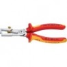 Pince à dénuder VDE avec Mehrkomponenten-Griffen 180mm mm2 KNIPEX