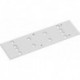 Plaque de montage pour ferme-porte TS 83 blanc