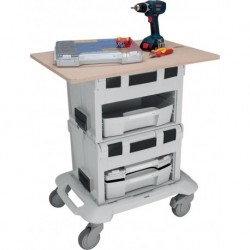 Plaque de travail mobile 500x 18x700mm pour coffret à outils L-BOXX et LS-BOXX