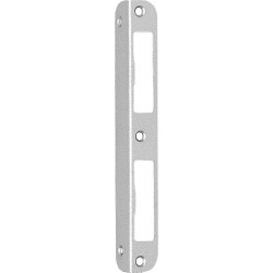 Plaque dormant porte 20mm rd DL-RNiSi lack Acier 401