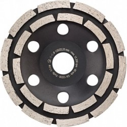 Plateau diamanté Power Turbo Ø 125 mm 1-rangé Turbo Alésage 222 mm FORTIS