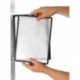 Pochette Noir pour rail Metal