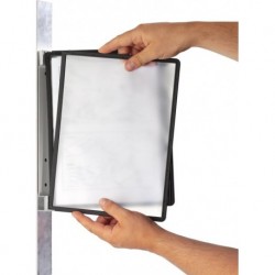 Pochette Noir pour rail Metal