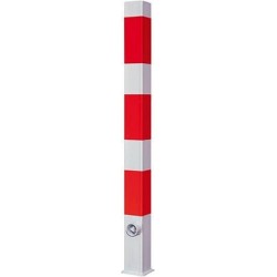 Poteau 70x70 noir et rouge herausnehmbar 1400 mm