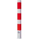 Poteau 70x70 noir et rouge herausnehmbar 1400 mm