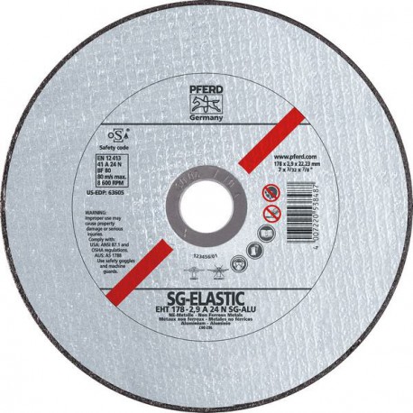 Meule à tronçonner droite pour aluminium A30NSG 115x1mm PFERD 1 PCS