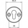 Rosette sans SKGPZ gel.Zub.TS 40mmF1
