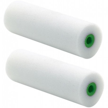 Rouleau vernis mousse fin 10cm 2 pieces Nölle