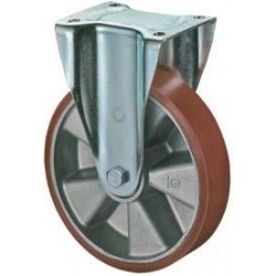 Roulette 125mm LB510.B90 plaque Polyure GussKL LB510.B90.125