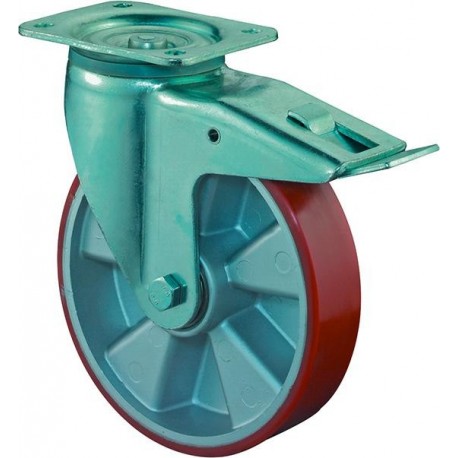 Roulette 200mm L620.B90 Pl.Polyure GussKLFest L620.B90.200