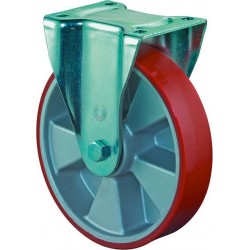 Roulette 250mm L610.B90 plaque Polyure GussKL L610.B90.250
