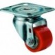 Roulette 50mmA600 PlattePolyurethanradKL A600.C10.050