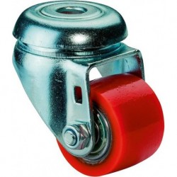 Roulette 50mmA601 Rückenl.PolyurethanradKLA601.C10.050