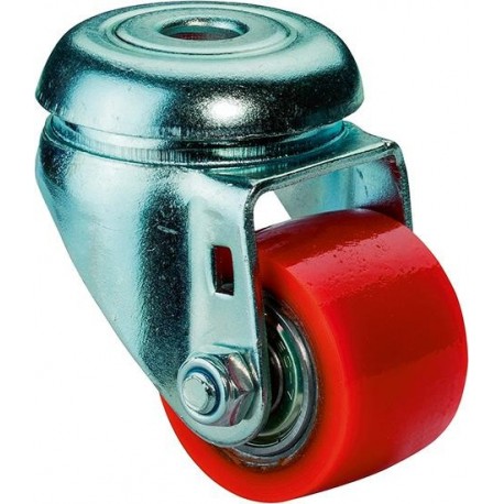 Roulette 50mmA601 Rückenl.PolyurethanradKLA601.C10.050