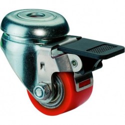 Roulette 50mmA621 Rückenl.Poly-RadKLFest A621.C10.050
